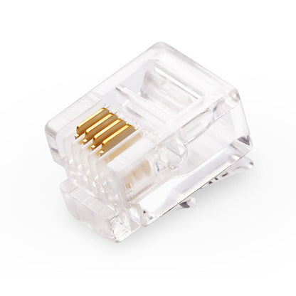 RJ11 Modular Plug Telephone Connector (1000pcs in one packaging, the price is for 1000pcs) by buy2fix