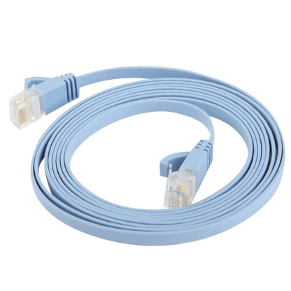 CAT6 Ultra-thin Flat Ethernet Network LAN Cable, Length: 3m (Baby Blue) by buy2fix