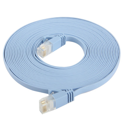 CAT6 Ultra-thin Flat Ethernet Network LAN Cable, Length: 5m (Baby Blue) by buy2fix