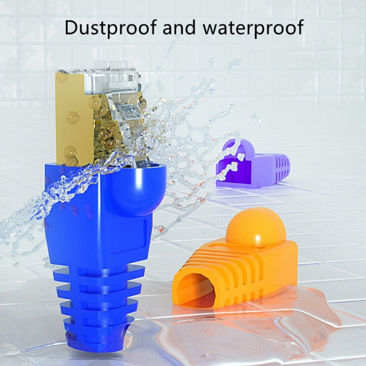 Network Cable Boots Cap Cover for RJ45, Green (500 pcs in one packaging , the price is for 500 pcs)(Green) by buy2fix