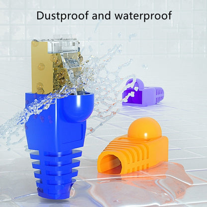 Network Cable Boots Cap Cover for RJ45, Green (500 pcs in one packaging , the price is for 500 pcs)(Green) by buy2fix