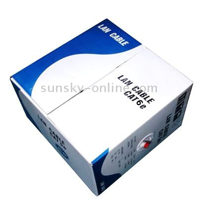 Lan Cable (CAT6E Data cable), Copper, Length: 305m, Diameter: 0.52mm by buy2fix