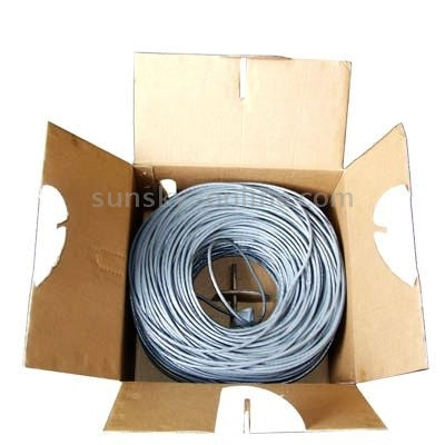 Lan Cable (CAT6E Data cable), Copper, Length: 305m, Diameter: 0.52mm by buy2fix