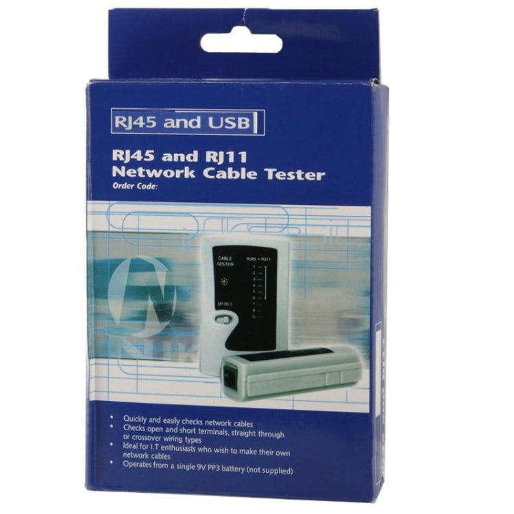 RJ45 and RJ11 Network Cable Tester by buy2fix