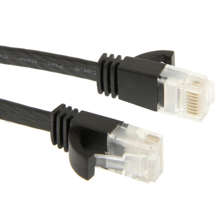 CAT6 Ultra-thin Flat Ethernet Network LAN Cable, Length: 5m(Black) by buy2fix