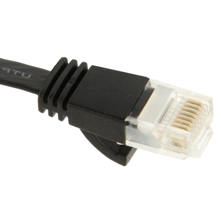 CAT6 Ultra-thin Flat Ethernet Network LAN Cable, Length: 5m(Black) by buy2fix
