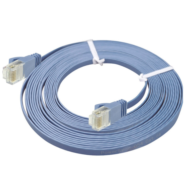 CAT6 Ultra-thin Flat Ethernet Network LAN Cable, Length: 50m(Blue) by buy2fix