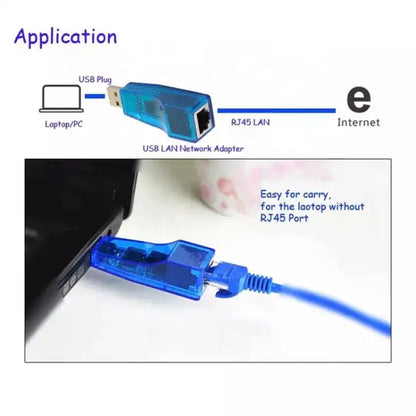USB 1.1 RJ45 Lan Card 10/100M Ethernet Network Adapter by buy2fix