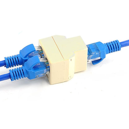 RJ45 1x2 Ethernet Connector Splitter - Lan Cable and Tools by buy2fix | Online Shopping UK | buy2fix