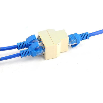 RJ45 1x2 Ethernet Connector Splitter - Lan Cable and Tools by buy2fix | Online Shopping UK | buy2fix
