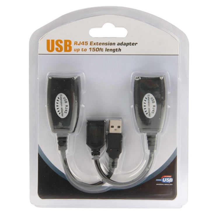 50m USB to RJ45 Extender by Cat5e Cable by buy2fix