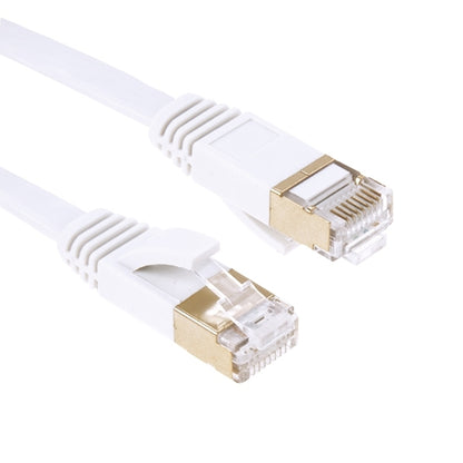 Gold Plated Head CAT7 High Speed 10Gbps Ultra-thin Flat Ethernet RJ45 Network LAN Cable (1m) by buy2fix