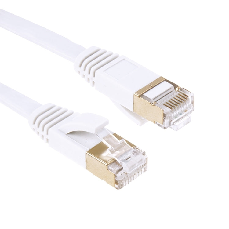 Gold Plated Head CAT7 High Speed 10Gbps Ultra-thin Flat Ethernet RJ45 Network LAN Cable (2m) by buy2fix