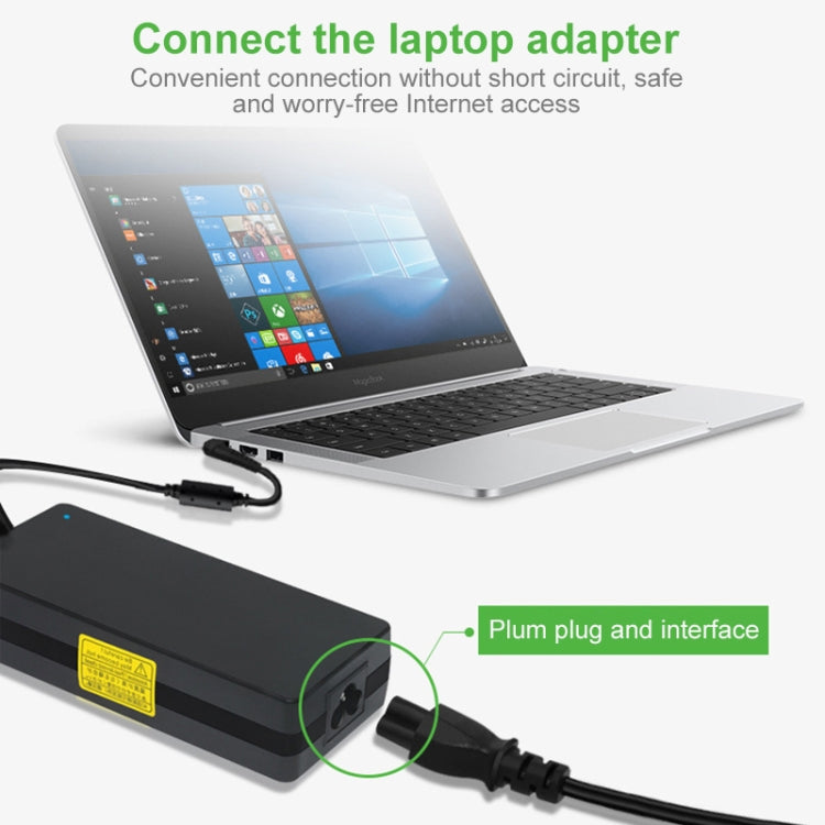 3 Prong Style US Notebook Power Cord, Cable Length: 1.8m by buy2fix