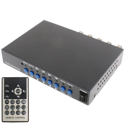 Quad Split Mode VGA(Black) - Video Balun by buy2fix | Online Shopping UK | buy2fix