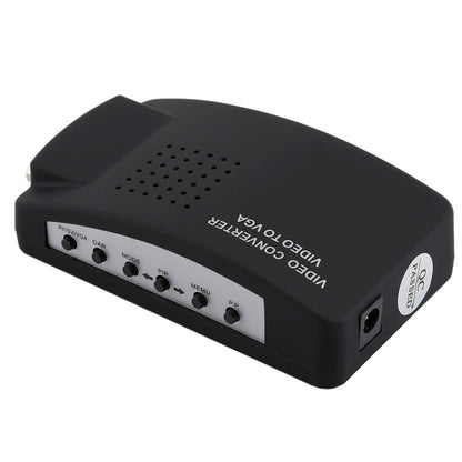 High Resolution (BNC) Video and S-Video to VGA Conversion(Black) by buy2fix