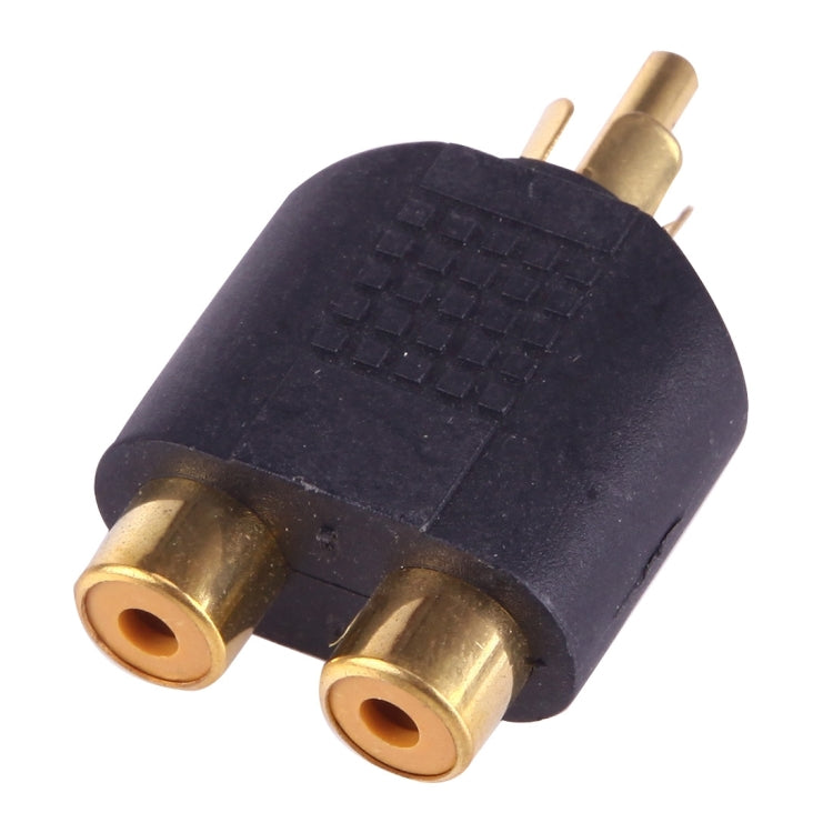 RCA plug to 2x RCA Sockets (Gold Plated) by buy2fix