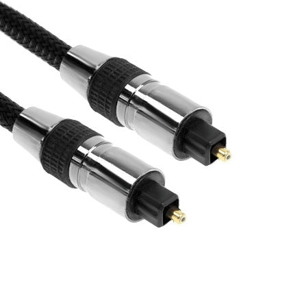 Braided Optical Audio Cable, OD: 5.0mm, Length: 2m by buy2fix