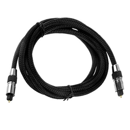 Braided Optical Audio Cable, OD: 5.0mm, Length: 2m by buy2fix