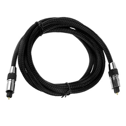 Braided Optical Audio Cable, OD: 5.0mm, Length: 2m by buy2fix