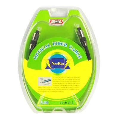 Braided Optical Audio Cable, OD: 5.0mm, Length: 2m by buy2fix