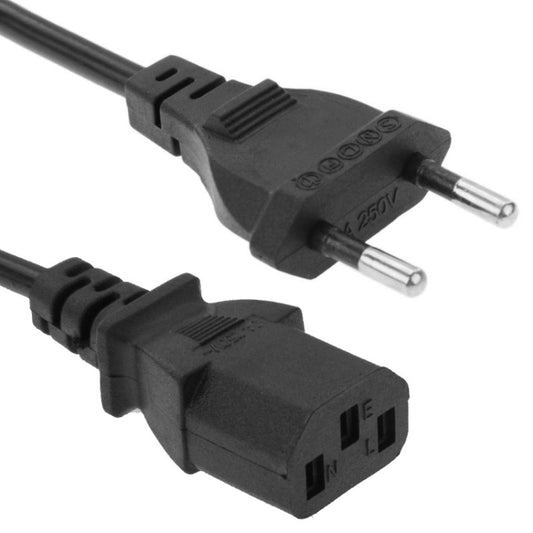 EU Power Cord, Cable Length: 1.5m by buy2fix