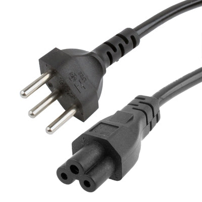 3 Prong Style Switzerland Notebook AC Power Cord, Length: 1.5m(Black) by buy2fix
