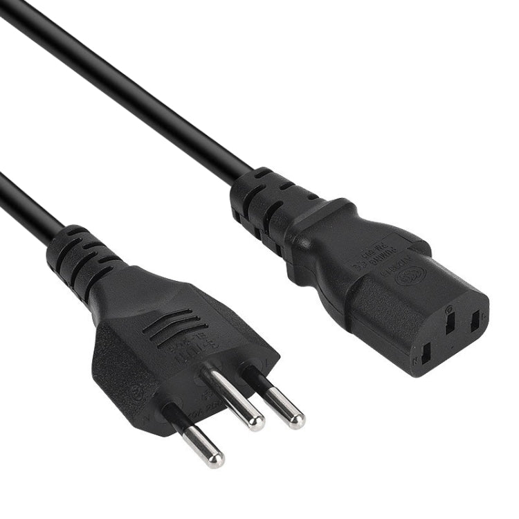 3 Prong Style Brazil AC Power Cord, Length: 1.5m ( OD5.5 ) - Power Cord by buy2fix | Online Shopping UK | buy2fix