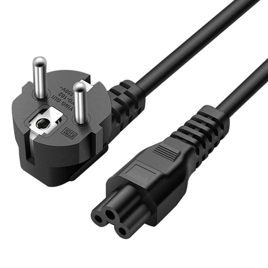High Quality 3 Prong Style EU Notebook AC Power Cord, Length: 1.8m by buy2fix