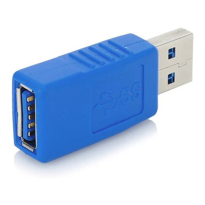 USB 3.0 AM to USB 3.0 AF Cable Adapter (Blue) by buy2fix