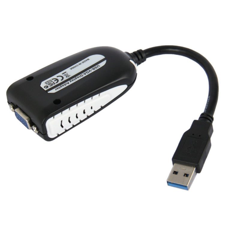 USB 3.0 to VGA Display Adapter, Resolution: 1920 x 1080(Black) by buy2fix