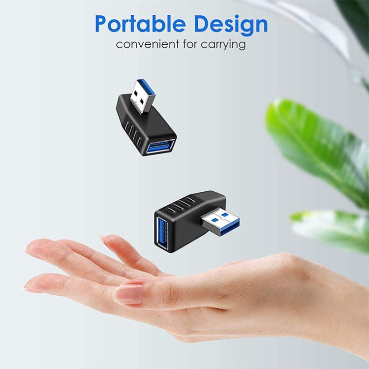 USB 3.0 AM to USB 3.0 AF Cable Adapter(Black) by buy2fix