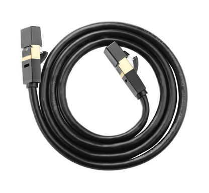CAT7 Gold Plated Dual Shielded Full Copper LAN Network Cable, Length: 2m by buy2fix