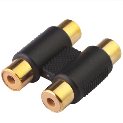 2 RCA Female to Female connector by buy2fix