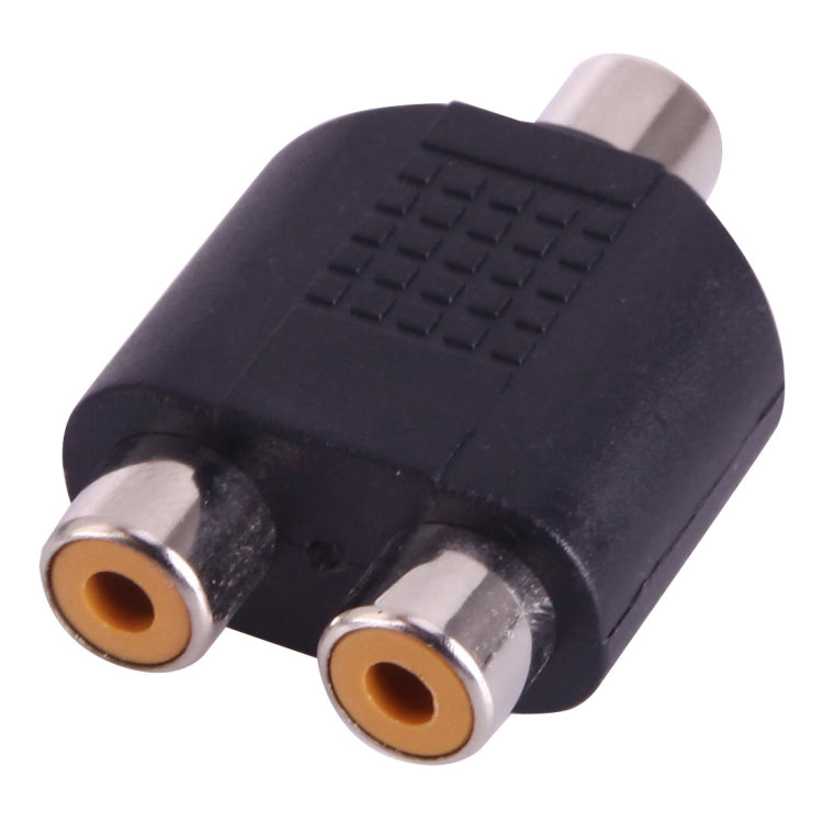 RCA Female to 2 RCA Female Adapter(Black) by buy2fix