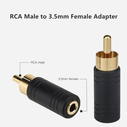 RCA Plug to 6.35mm Stereo jack by buy2fix
