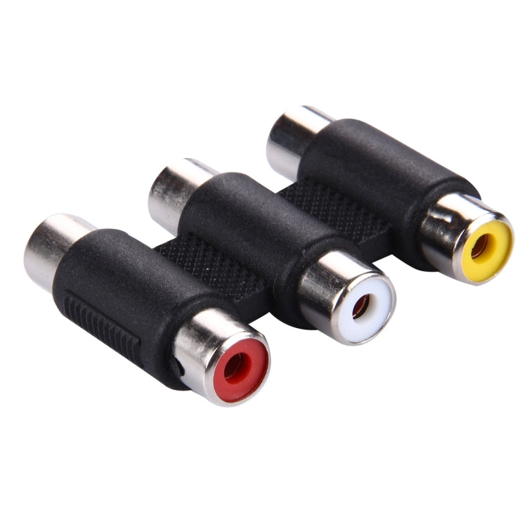 Audio + Video Female to Female Connector(Black) by buy2fix