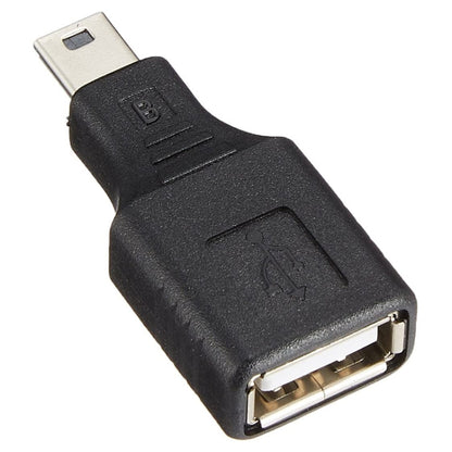 Mini USB Male to USB 2.0 Female Adapter with OTG Function(Black) by buy2fix