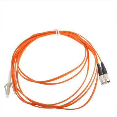LC-FC Dual-Core Multi Mode Fiber Optic Jumper,Length: 3m by buy2fix