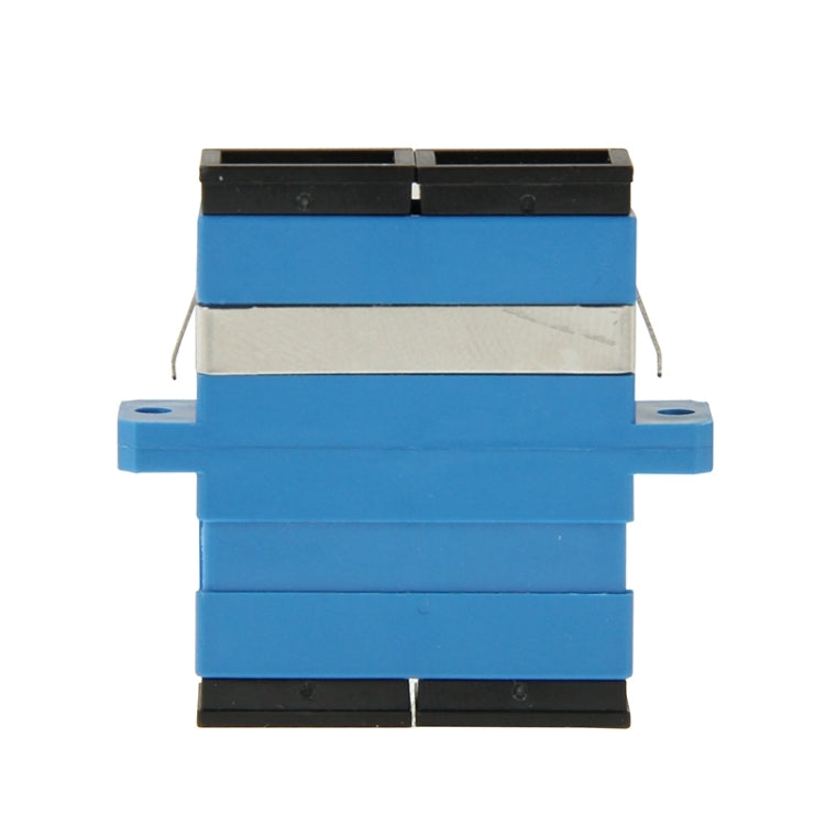 SC-SC Multimode Duplex Fiber Flange / Connector / Adapter / Lotus Root Device(Blue) by buy2fix