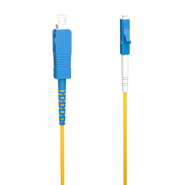 LC-SC Single-Core Single Mode Fiber Optic Jumper,Length: 3m by buy2fix