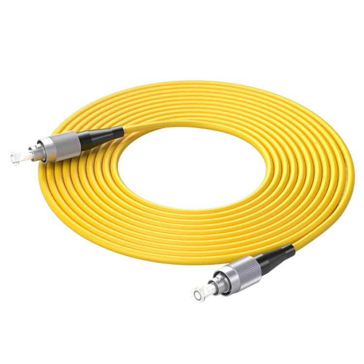 FC-FC Single-Core Single Mode Fiber Optic Jumper,Length: 3m by buy2fix