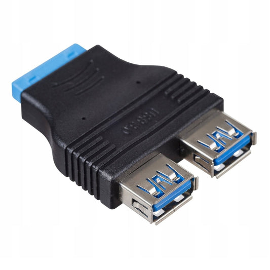 2 x USB 3.0 AF to 20 Pin Adapter by buy2fix