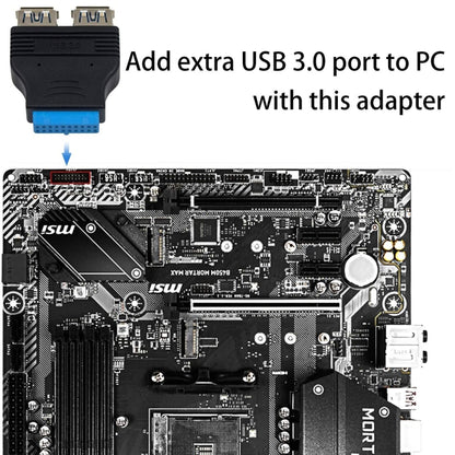 2 x USB 3.0 AF to 20 Pin Adapter by buy2fix
