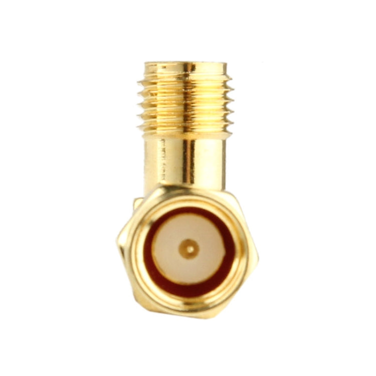 Gold Plated SMA Female to SMA Male Adapter with 90 Degree Angle by buy2fix