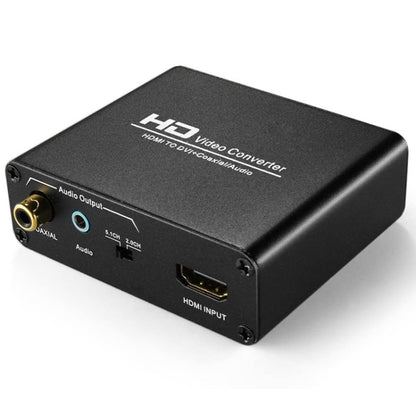 HDV-339 Full HD HDMI to DVI + Digital Coax / Analog Stereo Audio Converter Adapter(Black) by buy2fix