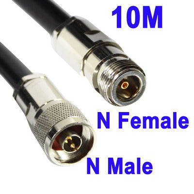 N Female to N Male WiFi Extension Cable, Cable Length: 10M by buy2fix