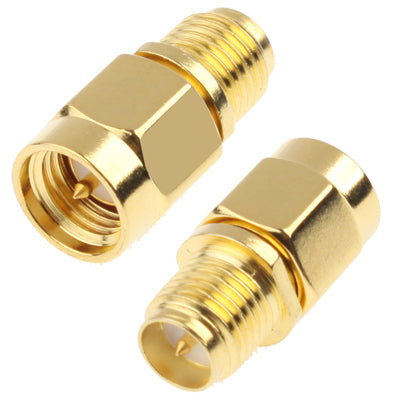 SMA Male to RP-SMA Female Adapter (Gold Plated) by buy2fix