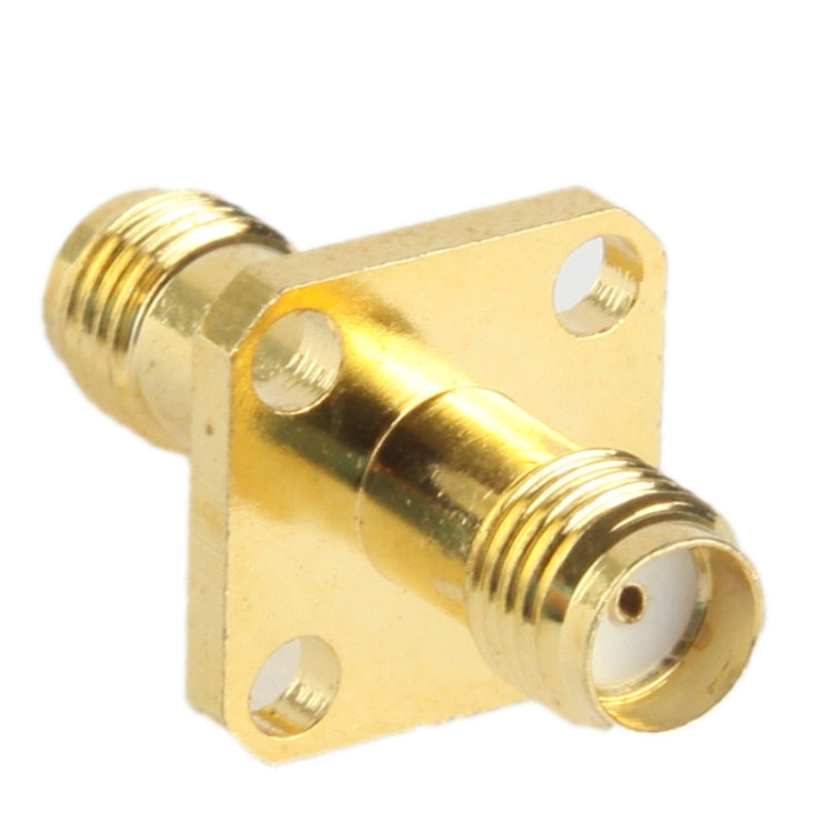 Coaxial SMA Female to SMA Female Adapter(Gold) by buy2fix