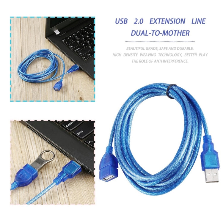 High Speed Transmission USB 2.0 AM to AF Extension Cable, Length: 10m by buy2fix